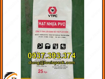 Bao PP đựng 25kg hạt nhựa 1