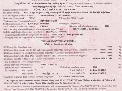 Mooc cổ cò CIMC 50ft . 2023 0