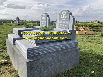 Mộ tam cấp bằng đá xanh tự nhiên vì sao lại ưa chuộng đến vậy a001 2