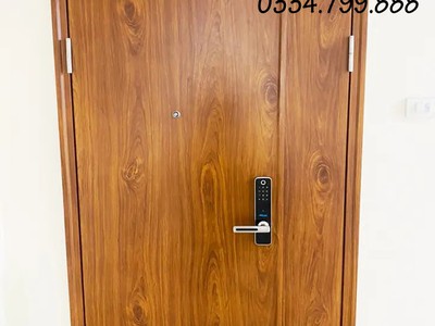 Cửa THÉP vân gỗ 0