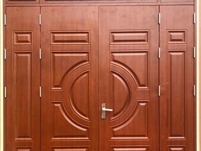 Cửa THÉP vân gỗ 1
