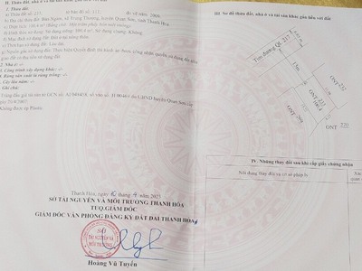 Chính chủ cần bán nhà 2 tầng trung tâm xã trung thượng, quan sơn 4