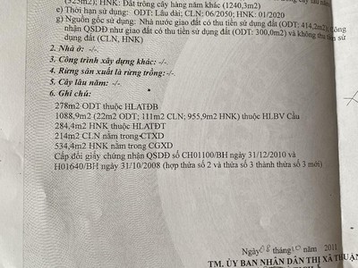 Chính chủ cần bán lô đất mặt tiền ql 13 thuận an bình dương 2279m2 - 50 triệu 1m2 2