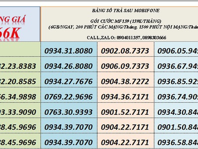 Bùng nổ gói cước siêu kinh điển mobifone 8