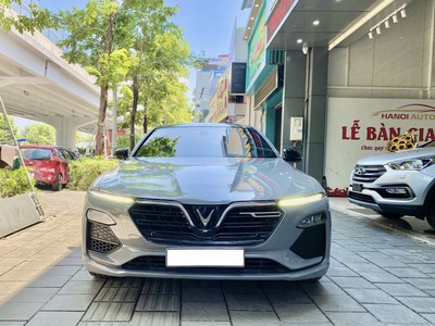 Vinfast lux A bản Base 2019 dán decal màu xám xi măng 4