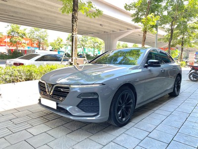 Vinfast lux A bản Base 2019 dán decal màu xám xi măng 1
