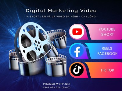 Phần mềm v-shorts tải và up video đa kênh tiktok - reels - youtube 0