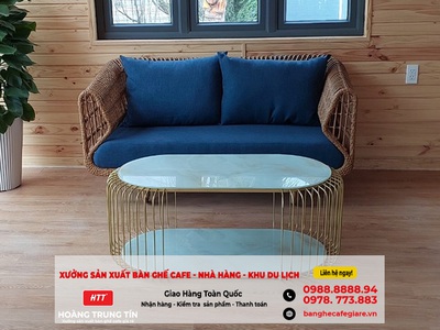 Trà Vinh  Bộ bàn ghế nhựa giả mây bền đẹp giá xưởng 8