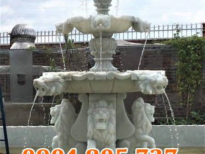 Thiết kế đài phun nước hồ cá hợp phong thuỷ 1