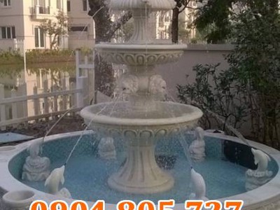 Thiết kế đài phun nước hồ cá hợp phong thuỷ 2
