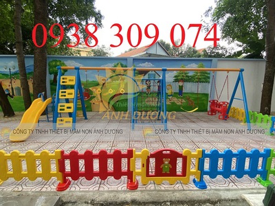 Thang leo liên hoàn kết hợp cầu trượt, thang leo thể chất 5