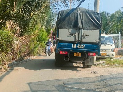 Bán đất mặt tiền hẻm xe hơi xây dựng ngay 2295/76 huỳnh tấn phát, nhà bè 1