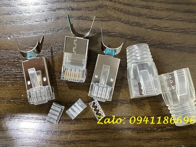 Phân phối Modul Jack-Hạt Mạng RJ11/RJ45, hạt mạng Cat3/Cat5/Cat6 hàng có sẵn tại kho 6