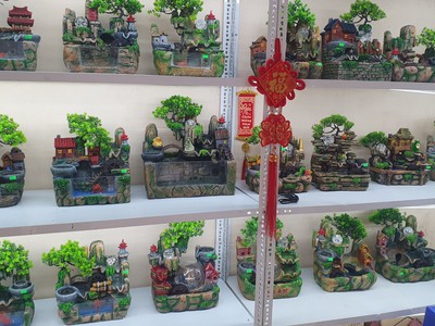 Thác nước phong thuỷ để bàn - Gốm Sứ Store 0