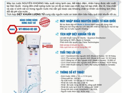 Máy lọc nước Watek nóng lạnh Nano  UF 0