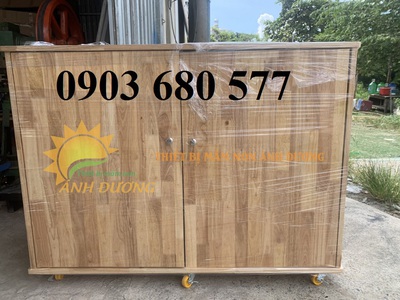 Chuyên sản xuất tủ kệ gỗ mầm non cho trẻ giá tận xưởng 9