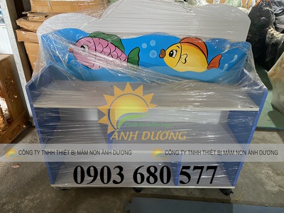 Chuyên sản xuất tủ kệ gỗ mầm non cho trẻ giá tận xưởng 1
