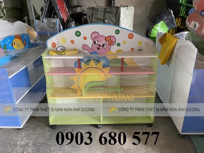 Chuyên sản xuất tủ kệ gỗ mầm non cho trẻ giá tận xưởng 2