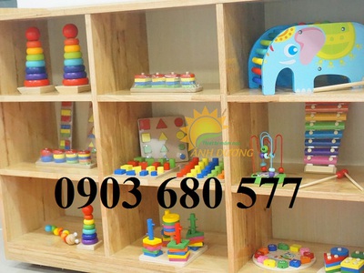 Chuyên sản xuất tủ kệ gỗ mầm non cho trẻ giá tận xưởng 3
