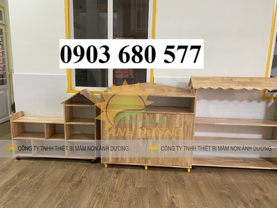 Chuyên sản xuất tủ kệ gỗ mầm non cho trẻ giá tận xưởng 5