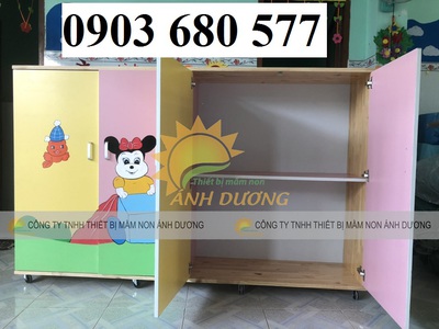 Chuyên sản xuất tủ kệ gỗ mầm non cho trẻ giá tận xưởng 6