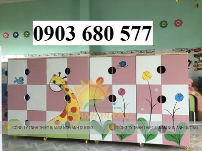 Chuyên sản xuất tủ kệ gỗ mầm non cho trẻ giá tận xưởng 7