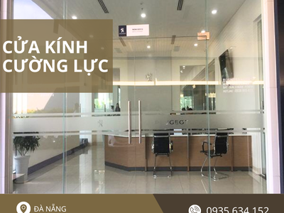Cửa kính cường lực, vách kính cường lực giá rẻ tại Đà Nẵng 0