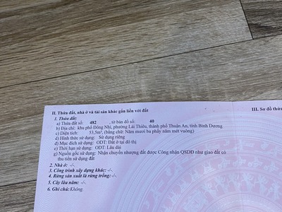 Chính chủ cần bán nhà mặt tiền lái thiêu 58, phường lái thiêu, thuận an, bình dương 2