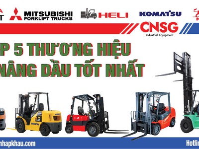 TOP 5 thương hiệu xe nâng dầu tốt nhất 0