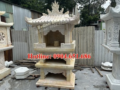 Mẫu miếu thờ thần linh 3 tầng đẹp bán tại Bình Dương, Đồng Nai   Cây hương 3 tầng 4