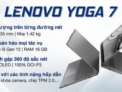 Ultrabook yoga 2 in 1 oled3k90hz bảo hành 2 năm 2