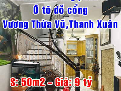 Chính chủ bán nhà phân lô, Ô tô đỗ cổng phố Vương Thừa Vũ, Thanh Xuân 50m2 giá 9 tỷ 8