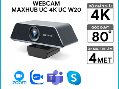Thiết bị hội nghị truyền hình, thiết bị phòng họp, webcam MAXHUB W20 0
