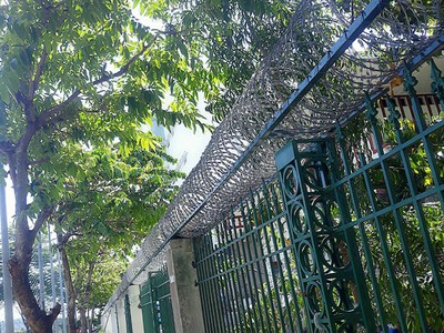 Thi công Hàng rào kẽm gai Lam giá rẻ tại Đồng Nai 5