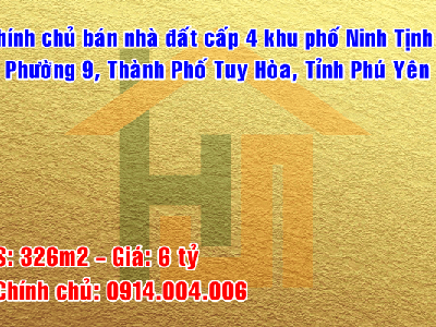 Chính chủ bán nhà đất khu phố Ninh Tịnh 5, Phường 9, TP. Tuy Hòa, Tỉnh Phú Yên 3