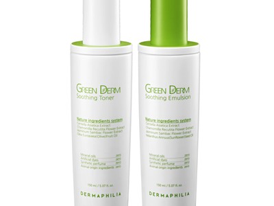 Combo dưỡng da dịu nhẹ Green Derm - Dermaphilia 1
