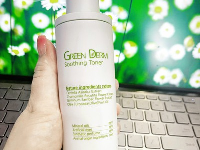 Combo dưỡng da dịu nhẹ Green Derm - Dermaphilia 4