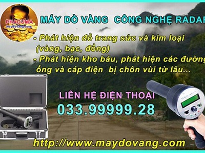 Bán máy dò vàng từ xa công nghệ radar 0