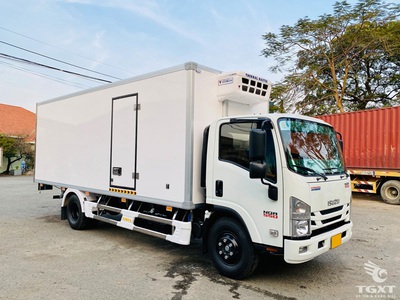 Isuzu đông lạnh 4.9 tấn NQR 550 có sẳn 0