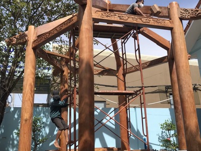 Nhà gỗ để nghỉ dưỡng và du lịch 0