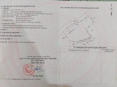 Chính chủ cần bán nhanh lô đất thuộc tổ 11 - thị trấn đồng tâm - huyện chợ mới - tỉnh bắc kạn . 0