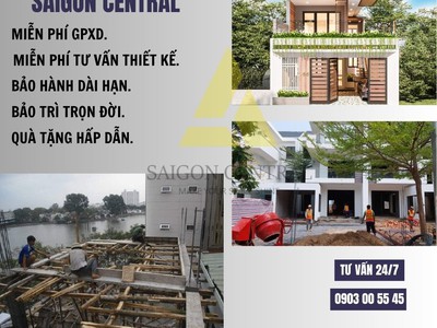 Dịch vụ xây nhà trọn gói tại tphcm saigon central 3