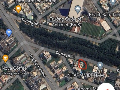 Bán biệt thự 330,7m2 cao cấp, mặt tiền đường chính 22m, đối diện công viên, kdc đại phúc/phạm hùng 3