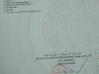 Bán gấp đất thổ cư ấp 3 thạnh đức bến lức long an 146m2 hxh nhỉnh 600 triệu 0