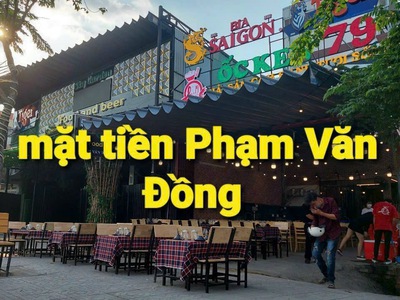 MẶT TIỀN tiền đường Phạm Văn Đồng, gần Ngã Tư Nguyễn xí 5