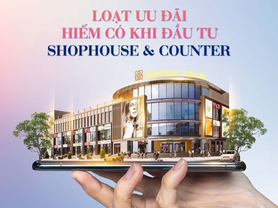 Loạt ưu đãi hiếm có khi đầu tư SHOPHOUSE VÀ COUNTER dự án DIAMOND SQUARE tại Bồng Sơn 0