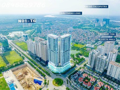 Bán gấp chung cư n01-t6 ngoại giao đoàn,3pn2wc, view hồ,2 ban công rộng,107m2, giá 6,7 tỷ 0