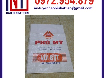 Bao PP dệt tráng keo đưng vôi bột 3