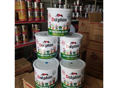 Sơn Chậu Kiểng Hệ Nước Dolphin 0