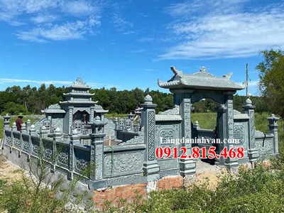 Lăng mộ đá đẹp bán tại Nam Định   Xây lăng mộ đá gia đình ở Nam Định 2
